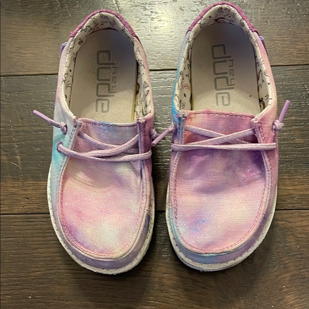 Hey Dude Kids Tie-Dye Shoes